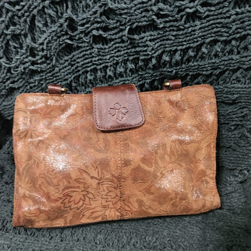 Patricia Nash Nappa Etched Floral Rienzo Shoulder Bag